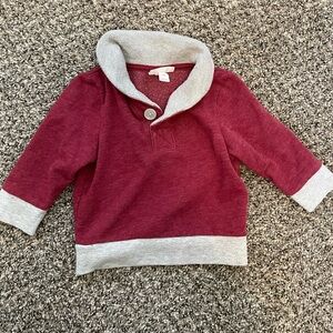Maroon and Grey Sweater